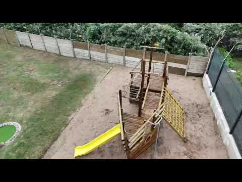 Custom Wooden Pirate Ship Jungle Gym Build | Rustic Structures Playground Design rustica.co.za