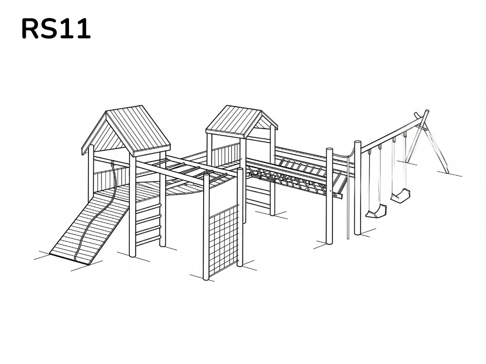 Wooden Jungle Gyms