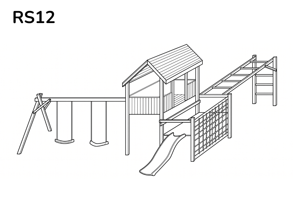 Wooden Jungle Gyms