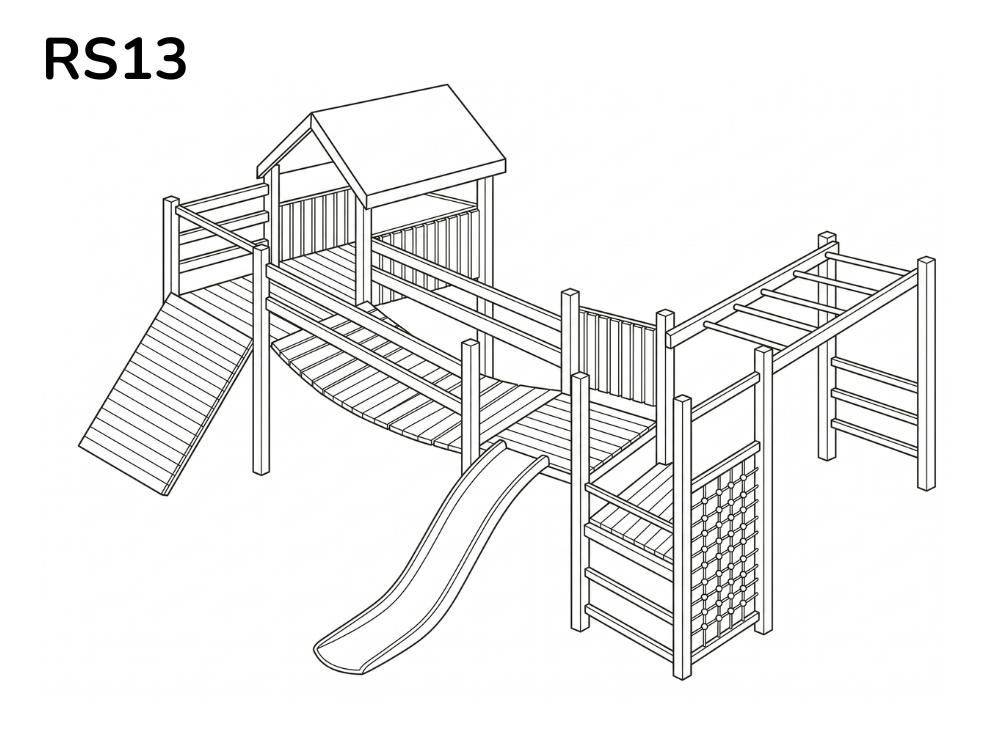 Wooden Jungle Gyms