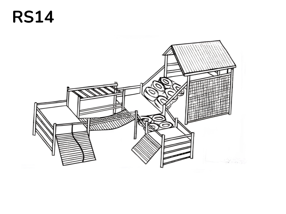 Wooden Jungle Gyms