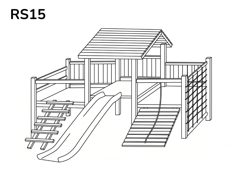 Wooden Jungle Gyms