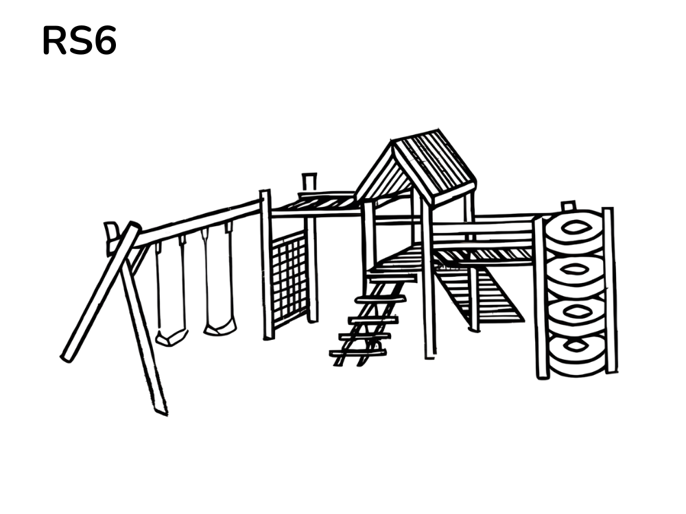 Wooden Jungle Gyms