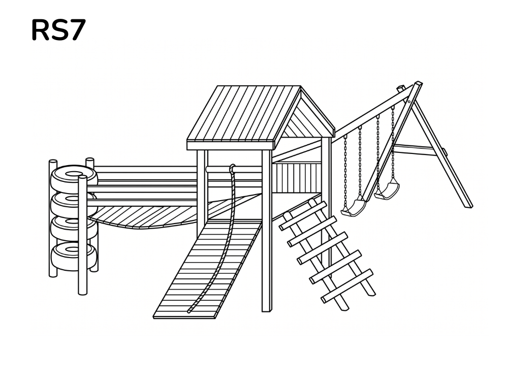 Wooden Jungle Gyms