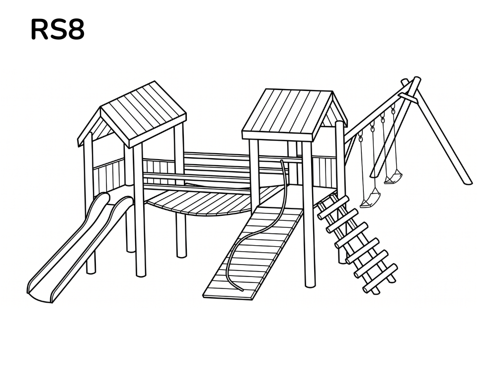 Wooden Jungle Gyms