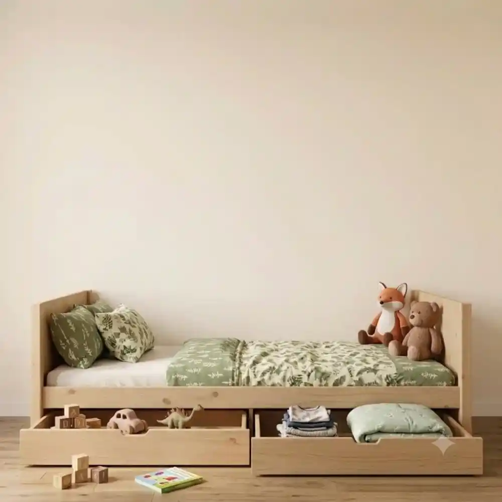 Custom Built-In Storage Beds